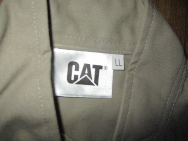 CAT キャタピラー デカロゴ　作業ツナギ　未使用　デッドストック　サイズLL　重機・ブルドーザー・ユンボ・バックホー・三菱_画像8