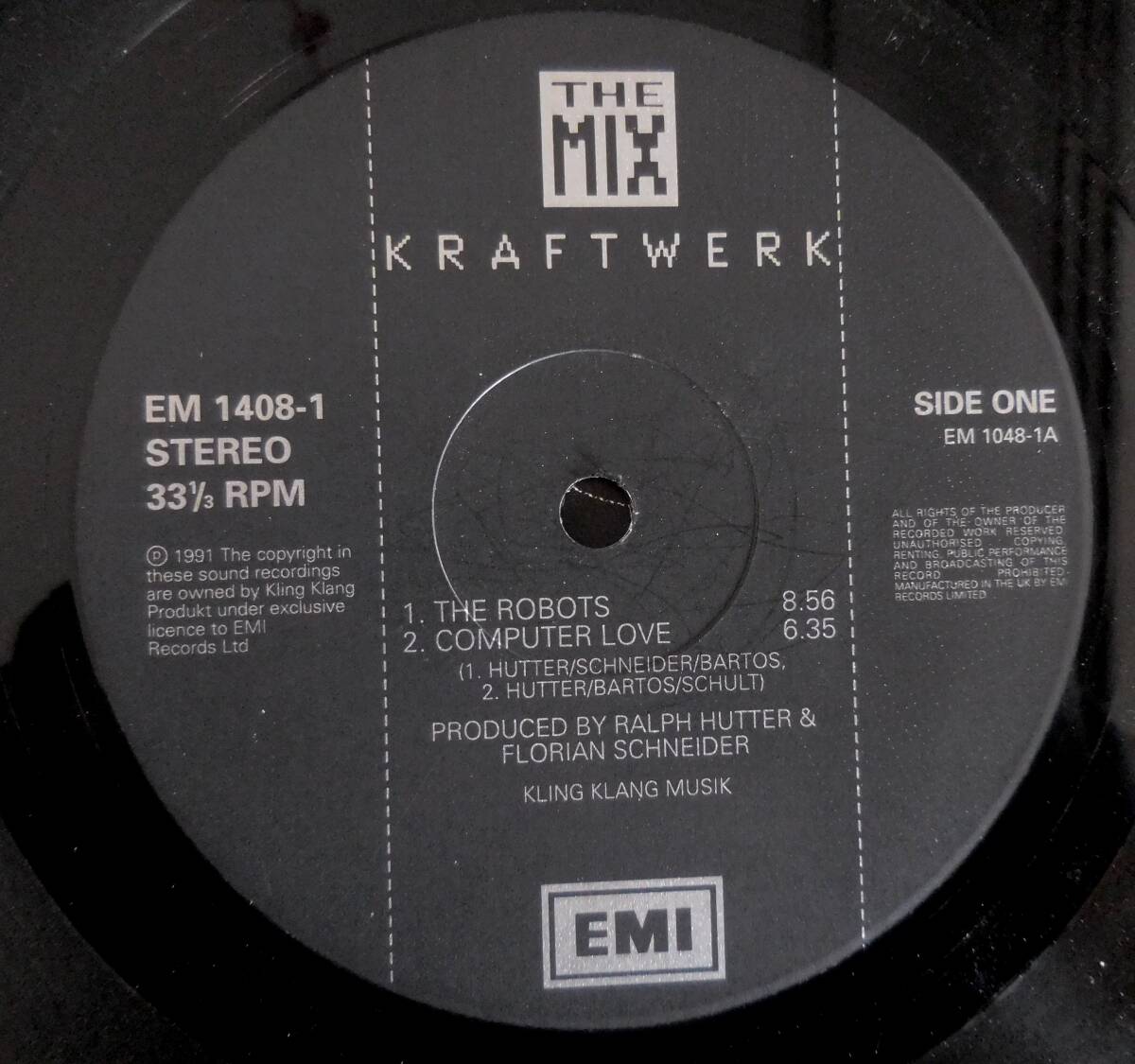 KRAFTWERK クラフトワーク／THE MIX　ザ・ミックス　英国オリジナル盤　1991_画像2