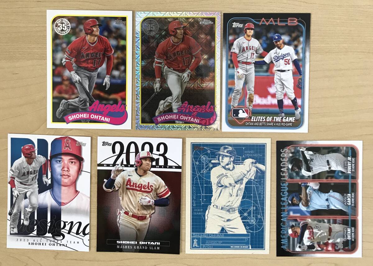 7枚セット（シルバーパック版・インサートカード含む） 大谷翔平　エンゼルス　MLB 2024 TOPPS SERIES 1　大谷_画像1