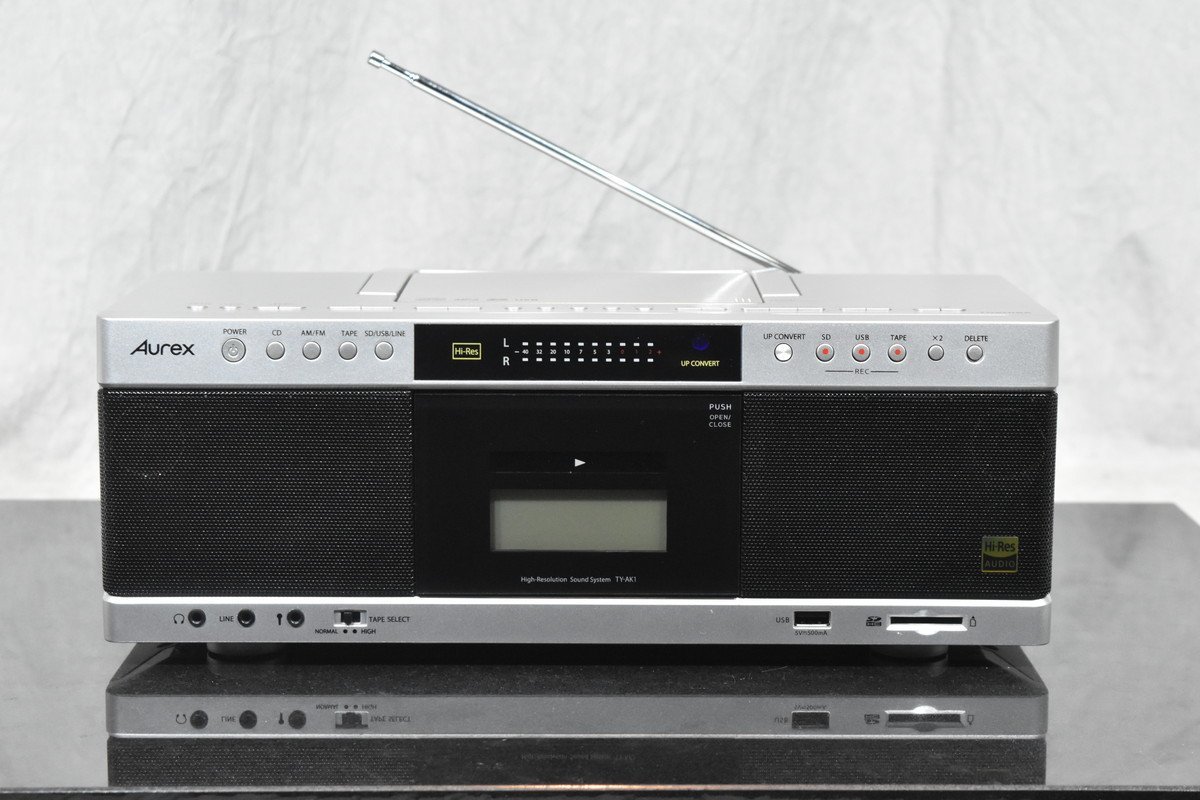 東芝 TOSHIBA SD/USB/CDラジオ カセットレコーダー Aurex TY-AK1_画像2