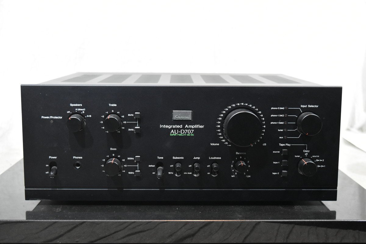 SANSUI サンスイ プリメインアンプ AU-D707_画像2