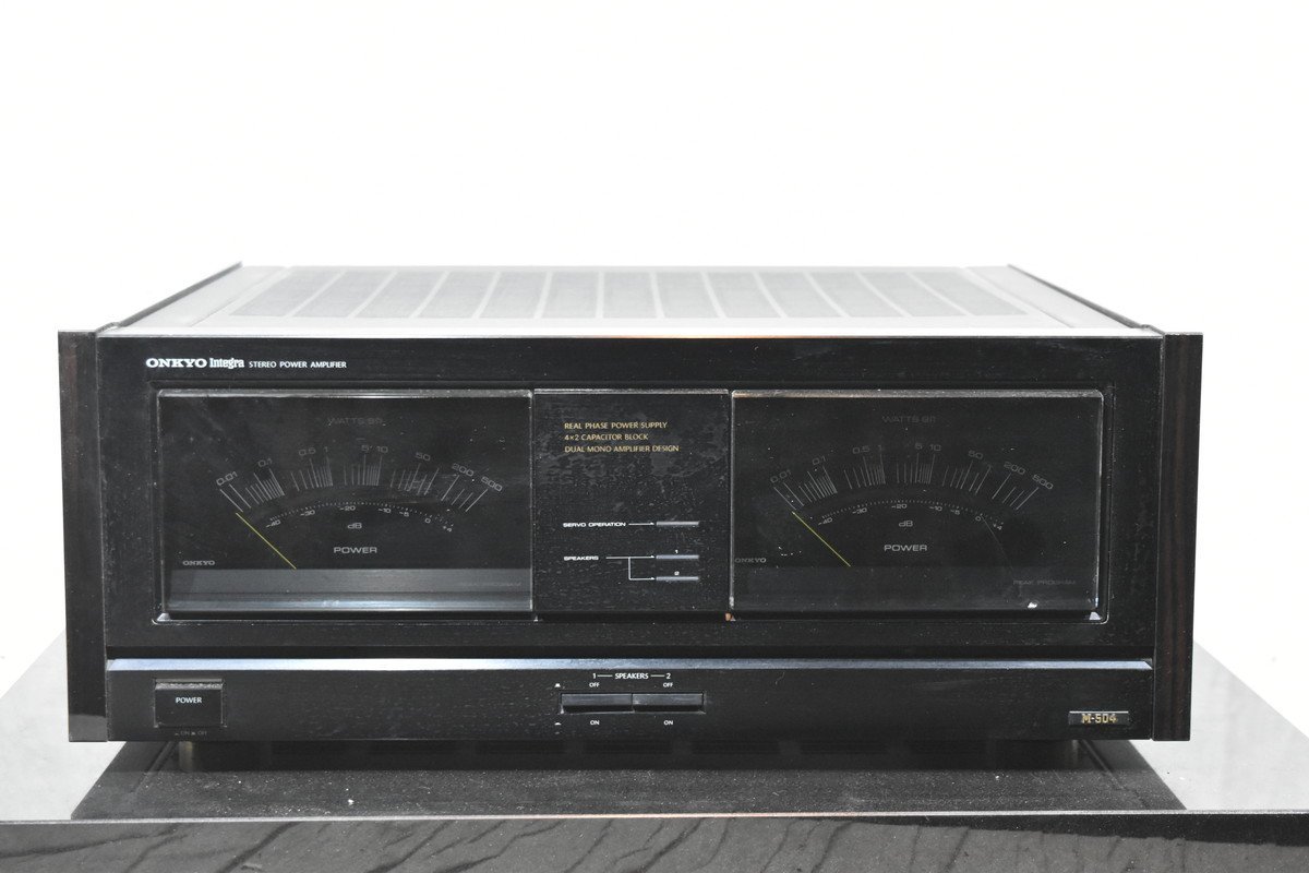 Yahoo!オークション - ONKYO オンキョー M-504 ステレオパワーアンプ Yahoo!オークション - ONKYO オンキョー M-504 ステレオパワーアンプ