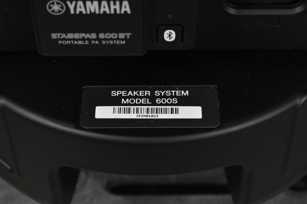 YAMAHA ヤマハ STAGEPAS 600S ミキサー付 モニタースピーカー ポータブルPAシステム ペアの画像8