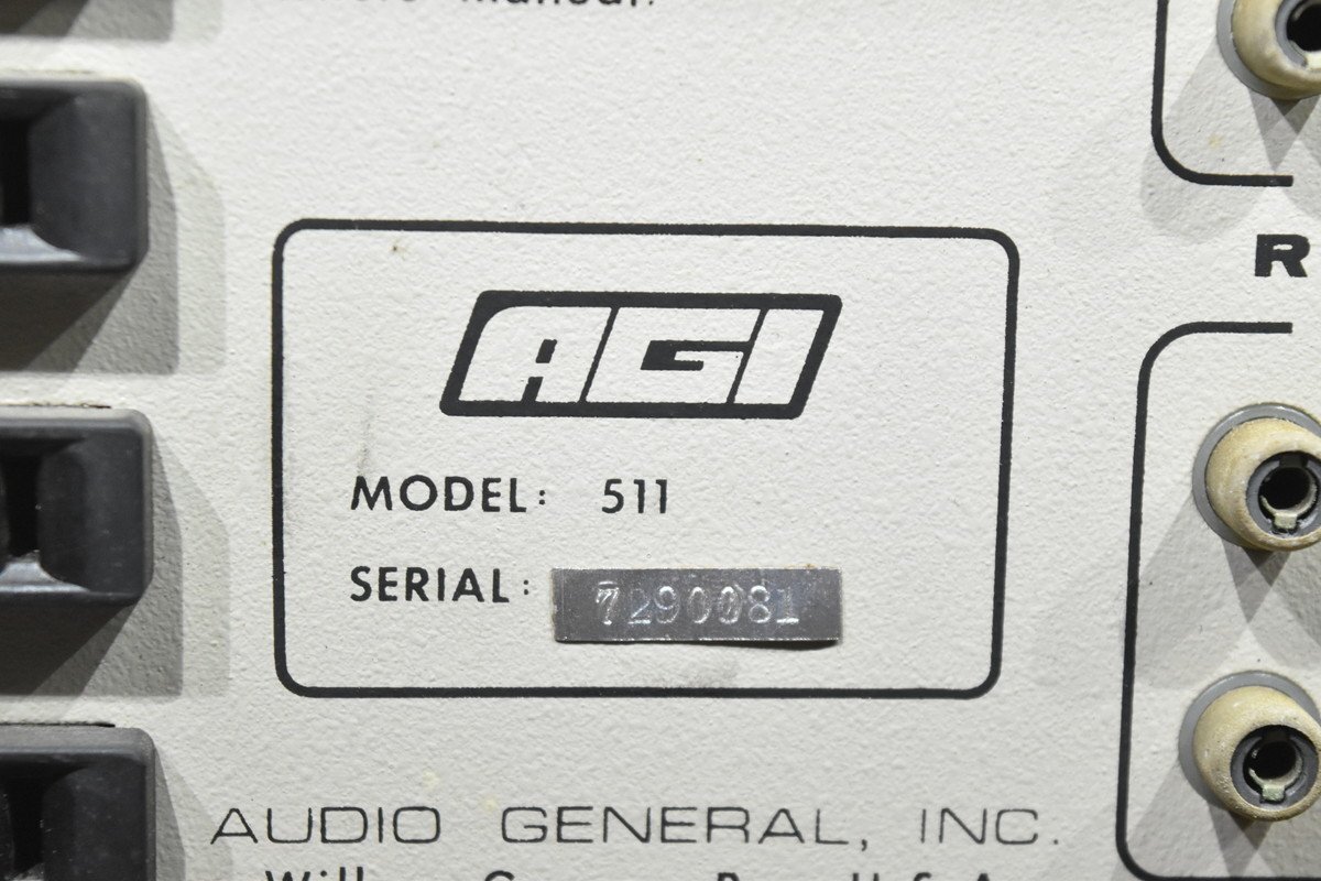 AGI プリアンプ コントロールアンプ Model 511_画像8