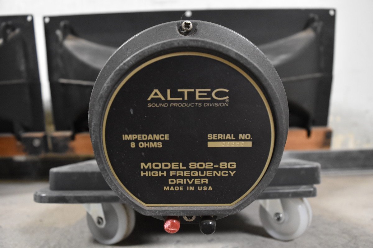 ALTEC 802-8G/511B アルテック ドライバー ホーン ペア_画像9