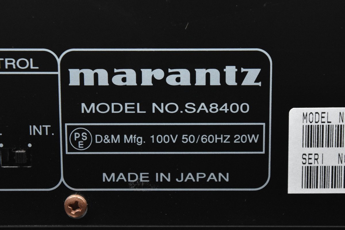 marantz マランツ SACDプレーヤー SA8400_画像7