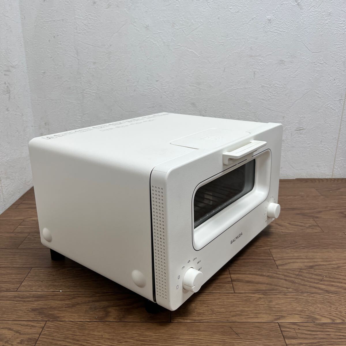 H61★BALMUDA バルミューダ スチーム トースター 2018年製 K01E-WS 動作確認済みの画像6