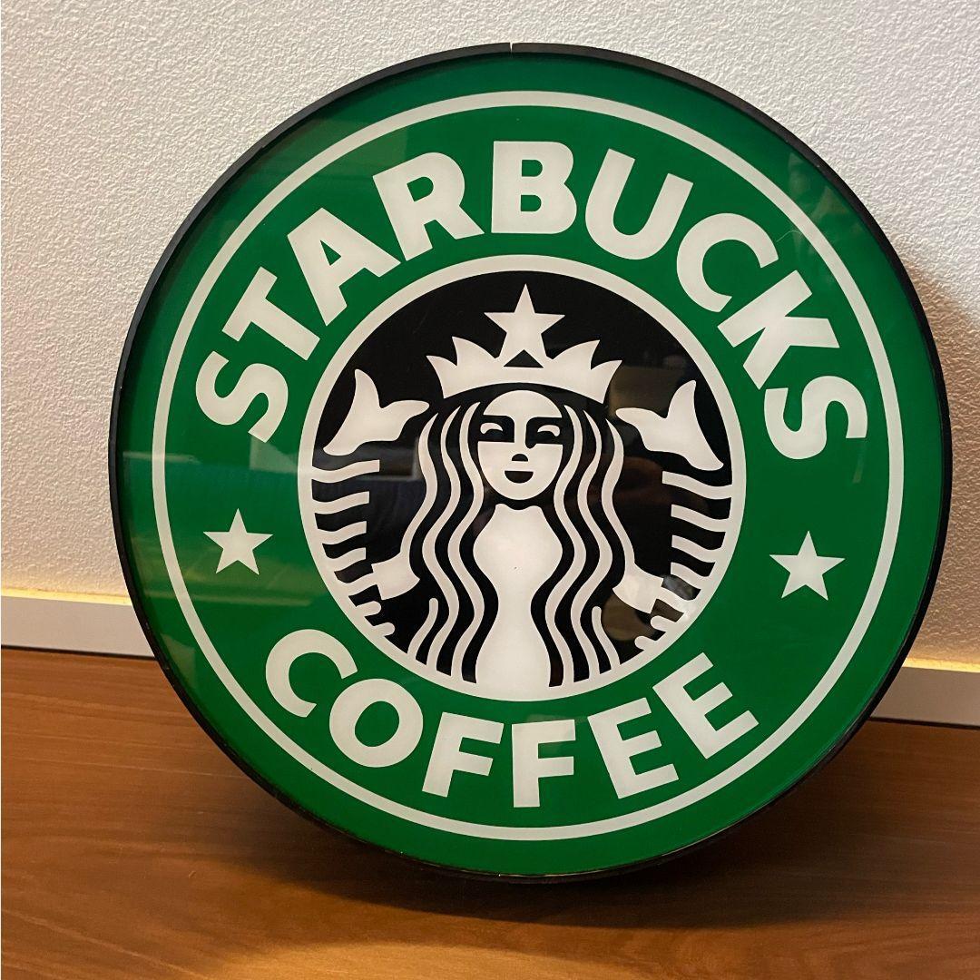 ★スターバックス★旧ロゴ看板ライトレプリカ ★Starbucks スタバ _画像2