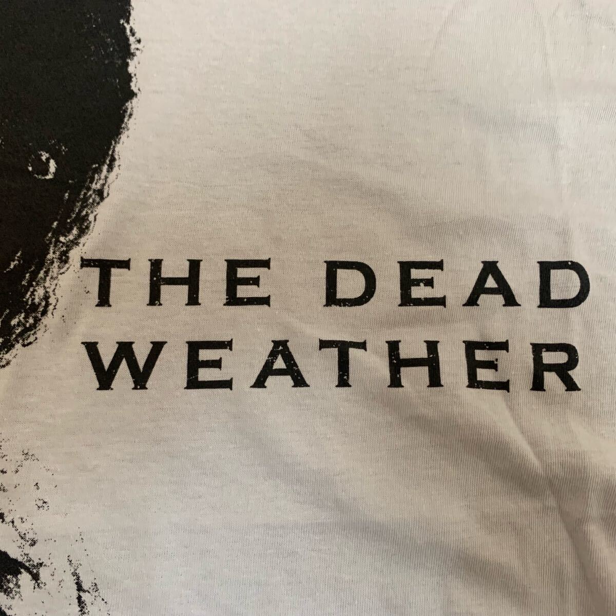 The Dead Weather ザ・デッド・ウェザー 2009s バンドTシャツ ツアーTシャツ ヴィンテージTシャツ プリント グレー系 M TULTEX アーカイブ_画像7