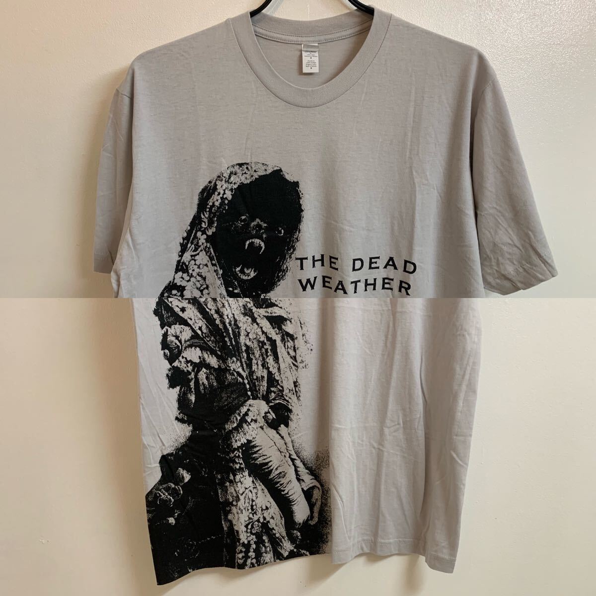 The Dead Weather ザ・デッド・ウェザー 2009s バンドTシャツ ツアーTシャツ ヴィンテージTシャツ プリント グレー系 M TULTEX アーカイブ_画像5