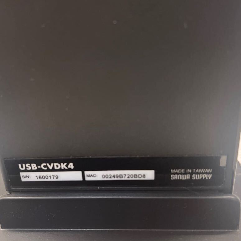 【中古】　SANWA USB-CVDK4_画像6