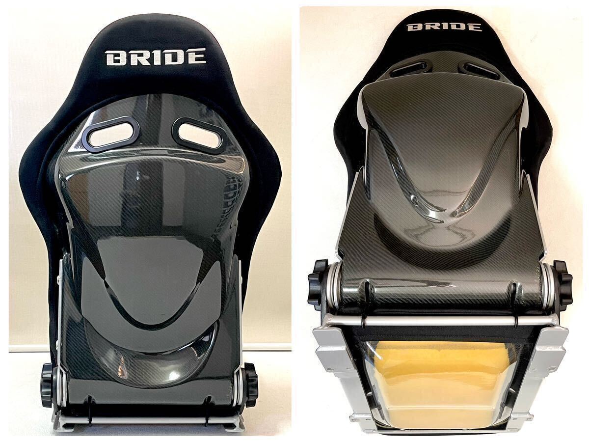 [ nationwide free shipping ] superior article bride BRIDE -stroke latia2 STRADIA II super a Mira do made black shell black Logo semi bucket seat bucket seat 