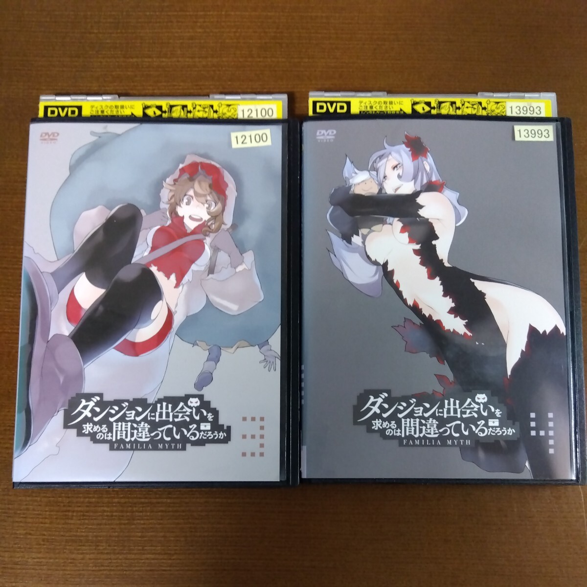 DVD ダンジョンに出会いを求めるのは間違っているだろうか 全巻 全7巻 レンタル落ち ケースなし発送あり_画像3