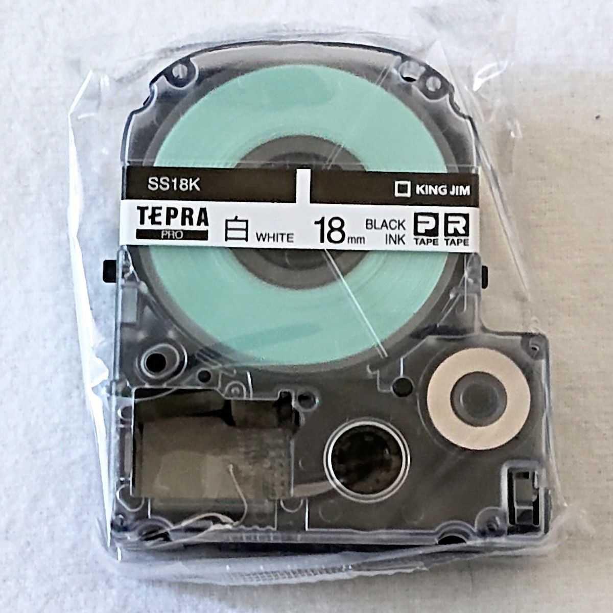 テプラテープ キングジム テプラPRO 純正品 白色の9・12・18・24㎜の4サイズセット【PとRの両方の機種に対応します】