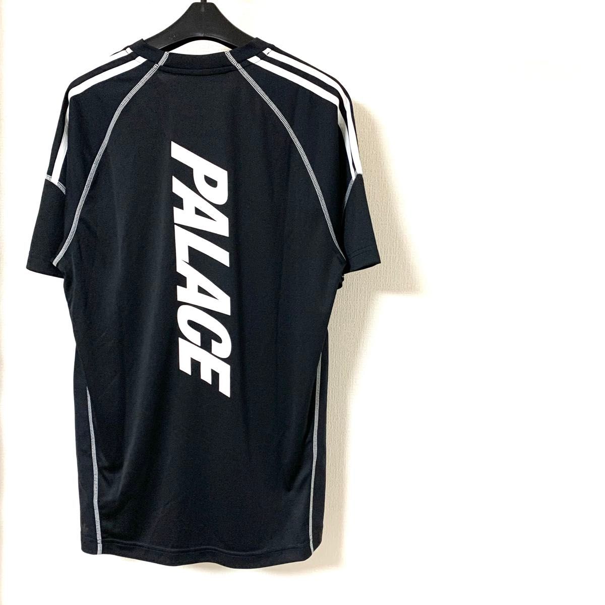 PALACE adidas バックロゴ Tシャツ ジャージ ブラック M