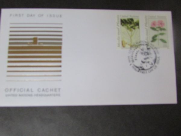  UN FDC medicine for plant ; New York 2 kind .1990-05-04