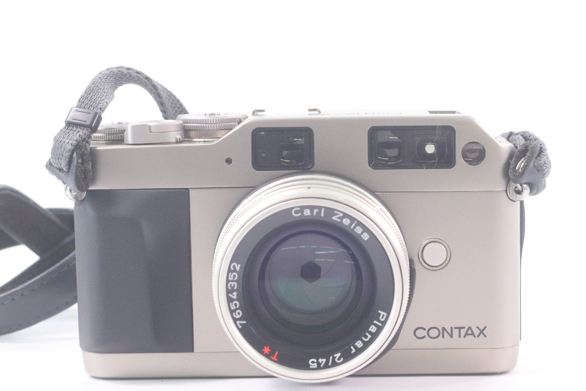 CONTAX G1 コンタックス フィルムカメラ 一眼レフ Carl Zeiss Planar 45mm F2 T* 単焦点レンズ 43288-Y_画像1