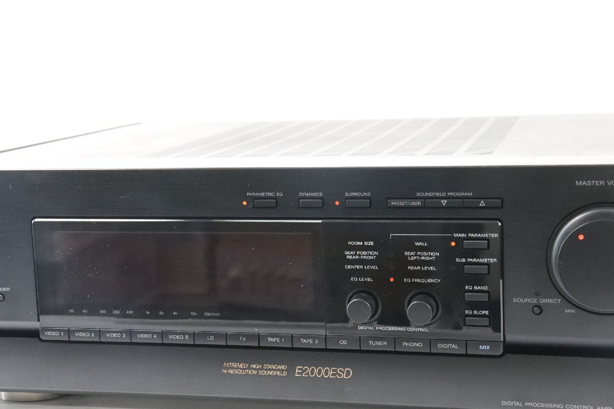 【通電確認済】SONY ソニー TA-E2000ESD プログレッシブコントーラー プリメイン コントロール アンプ オーディオ 音響 機器 現状 3269-HA_画像7