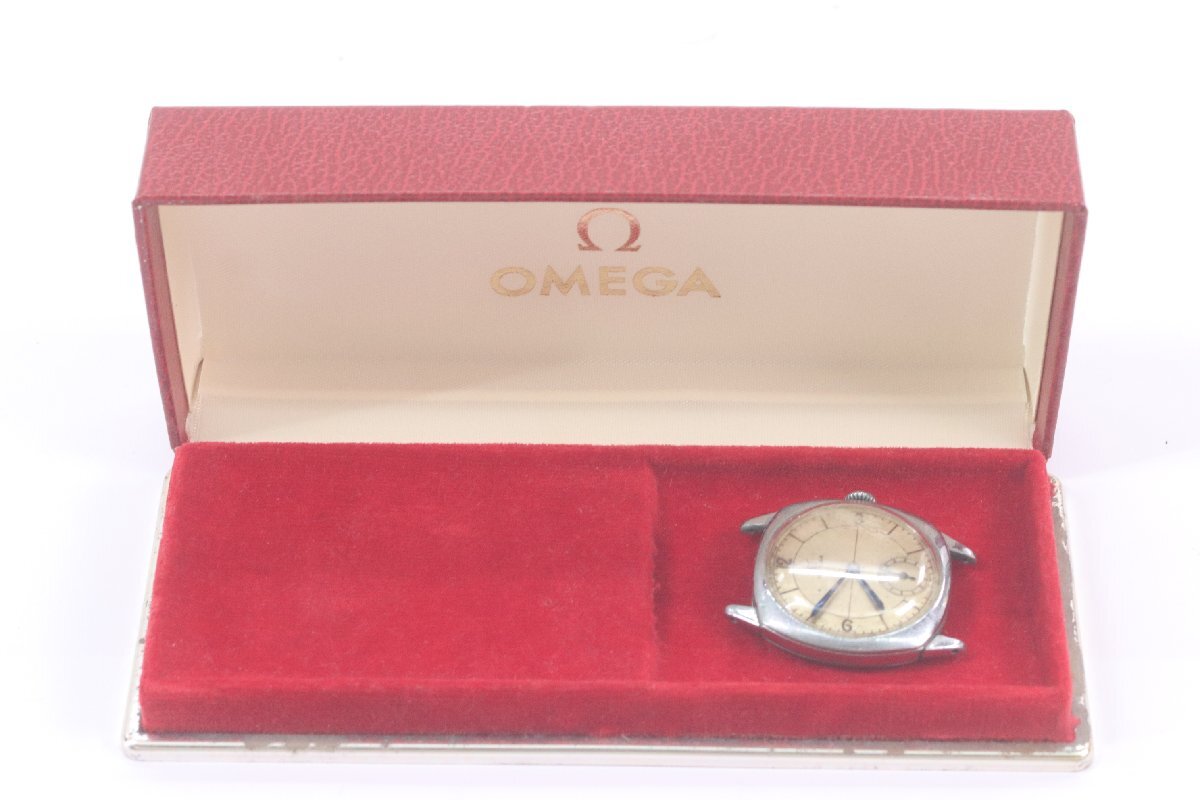 OMEGA オメガ スモセコ 手巻き 15石 アンティーク ヴィンテージ 腕時計 フェイスのみ ケース付き 3509-N_画像1