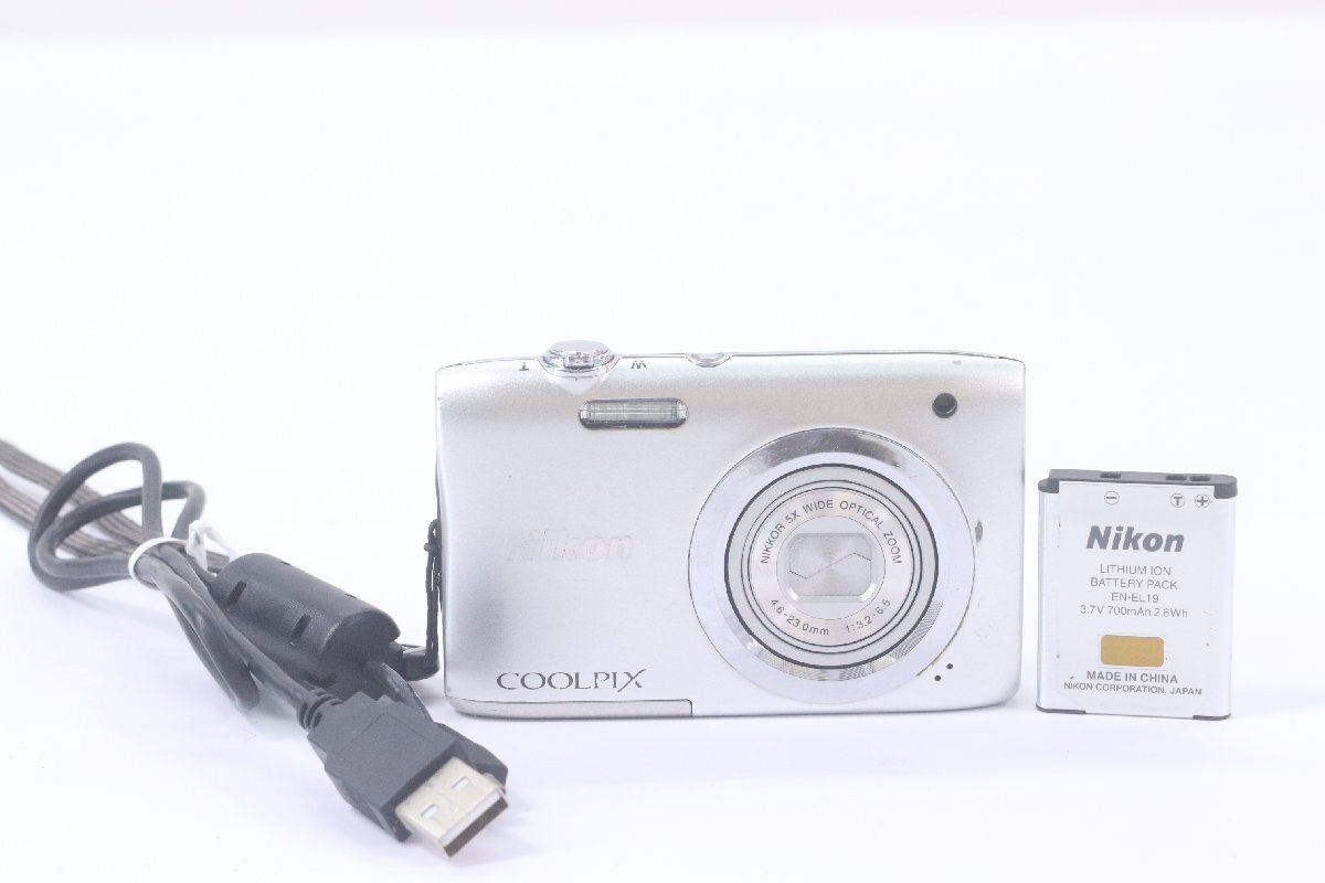 NIKON ニコン COOLPIX A100 コンパクト デジタル カメラ コンデジ 43401-K_画像1