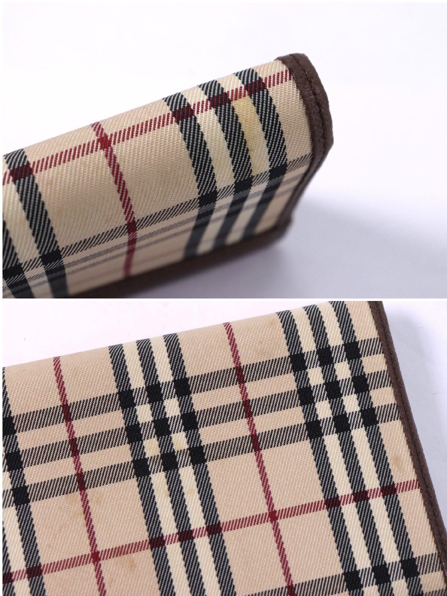 BURBERRY バーバリー 長財布 ノバチェック ロングウォレット 財布 箱付き ブラウン　3604-U_画像10