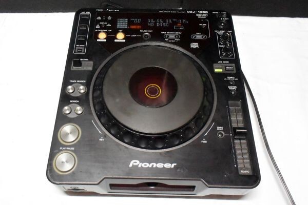 ■ジャンク■ Pioneer CDJ-1000 パイオニア DJ用CDプレイヤー COMPACT DISC PLAYERの画像1