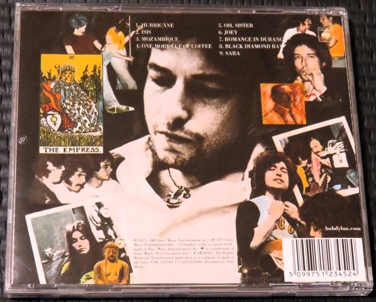 ◆Bob Dylan◆ ボブ・ディラン Desire 欲望 CD 輸入盤 リマスター ■2枚以上購入で送料無料の画像2