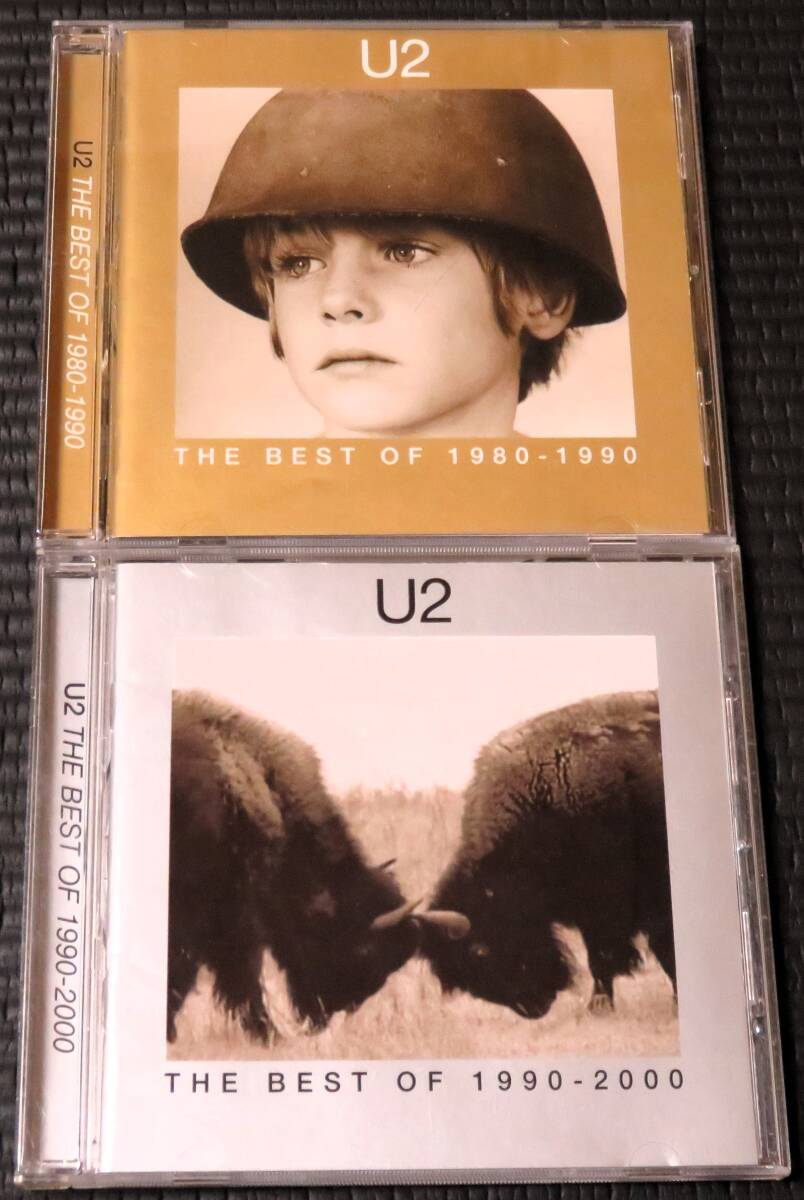 ◆U2◆ The Best Of 1980 - 1990 ・ The Best Of 1990 - 2000 ベスト盤 2CD 2枚 ■2枚以上購入で送料無料_画像1