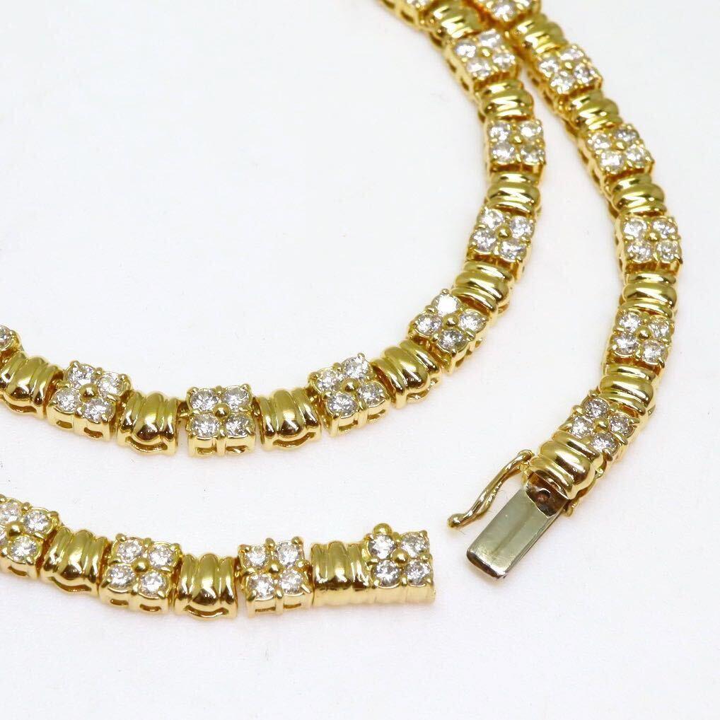 豪華!!美品!!＊Ambrose(アンブローズ)K18天然ダイヤモンドネックレス＊a 31.5g 6.02ct diamond necklace jewelry FD3/FD4の画像1