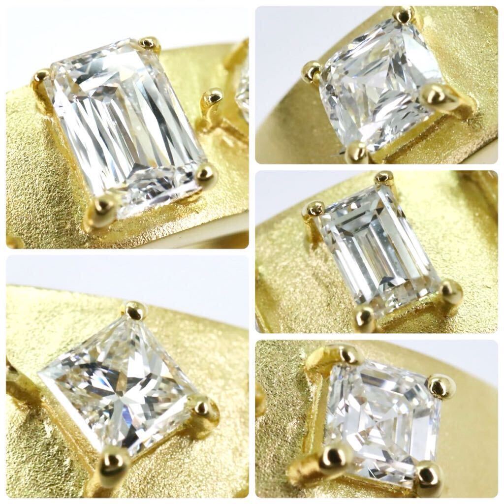 ＊GSTV(ジーエスティーヴィー)K18天然ダイヤモンドリング＊m 約4.1g 約15.0号 約0.45ct diamond ジュエリー ring指輪 ED1/ED9の画像4