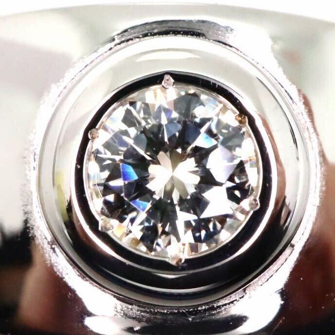 ＊K18WG天然ダイヤモンドリング＊m 約4.2g 約12.0号 約0.13/0.20ct diamond ジュエリー ring 指輪 ED4/ED6の画像4