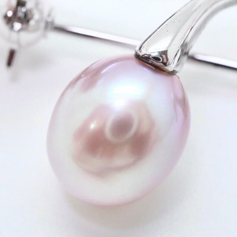 ＊MIKIMOTO(ミキモト)本真珠ブローチ＊a 約4.0g pearl パール accessory broach jewelry silver DA0/DAの画像6