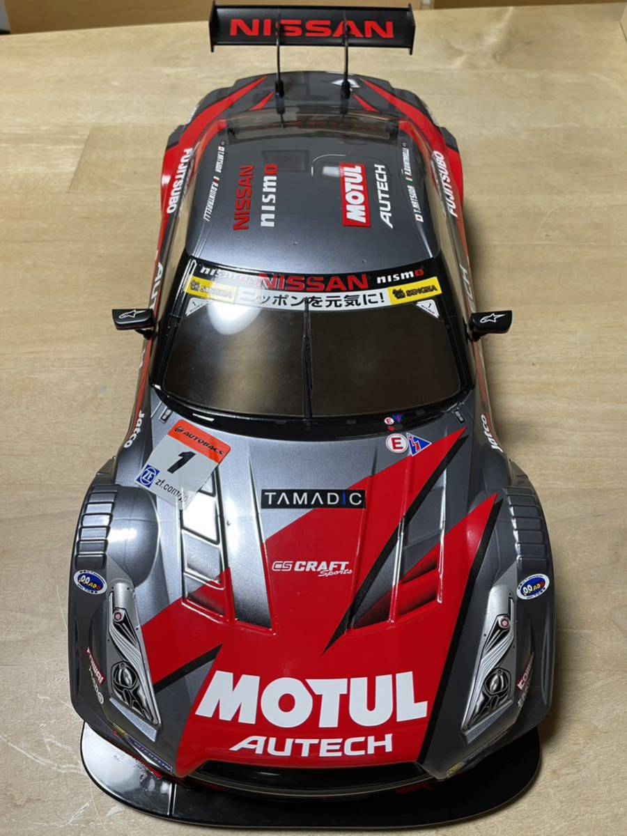 タミヤ 1/10 モチュールオーテックGTR ボディ 塗装済 ボディマウント穴なし_画像1