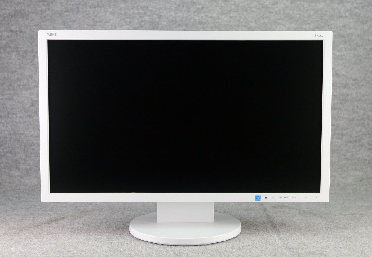 M◆NEC(日本電気)/21.5型ワイド液晶ディスプレイ/LCD-L220W/白色LEDバックライト/ブルーライト低減/フリッカーフリー/VGA,DVI(3_画像2