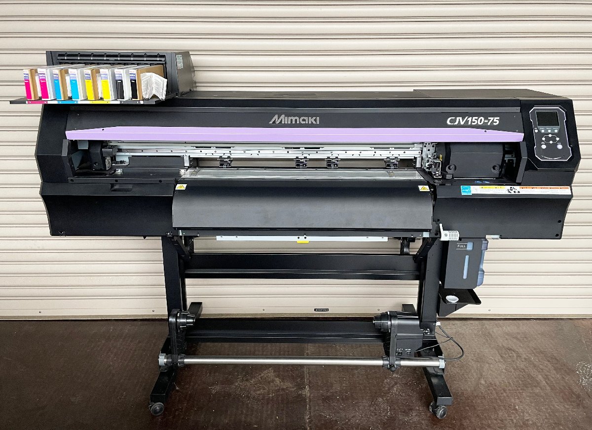 M◆Mimaki(ミマキ)/業務用大判インクジェットプリンタ/CJV150-75/2018年製/使用時間3286h/通電のみ確認の画像1