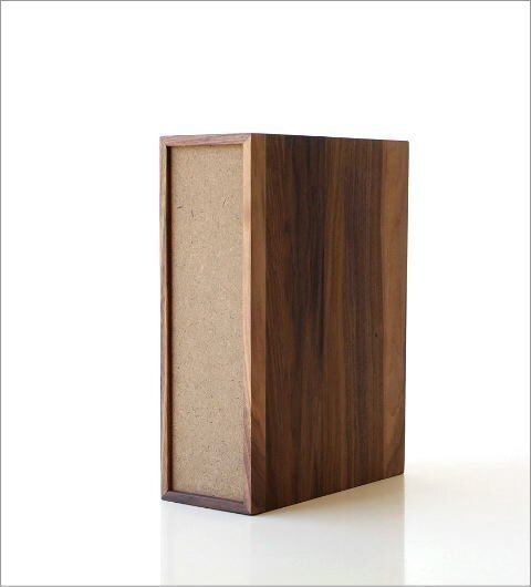  file box file stand A4 wooden natural wood natural wood. archive box walnut free shipping ( one part region excepting ) map8251