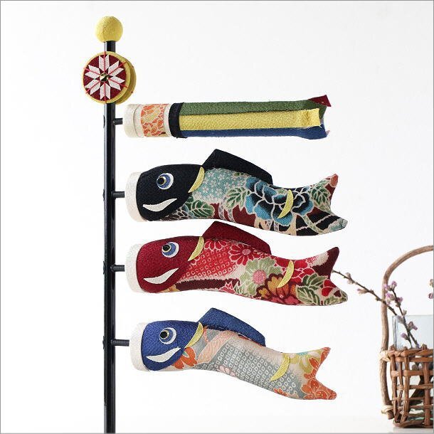  Boys' May Festival dolls ornament koinobori objet d'art stylish .. decoration crepe-de-chine craftsmanship. .. decoration .. is koinobori free shipping ( one part region excepting ) mzk5113