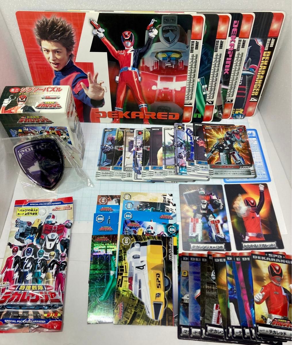 特捜戦隊デカレンジャー グッズ53点セット カードダス 特捜戦隊デカレンジャー グッズ53点セット カードダス