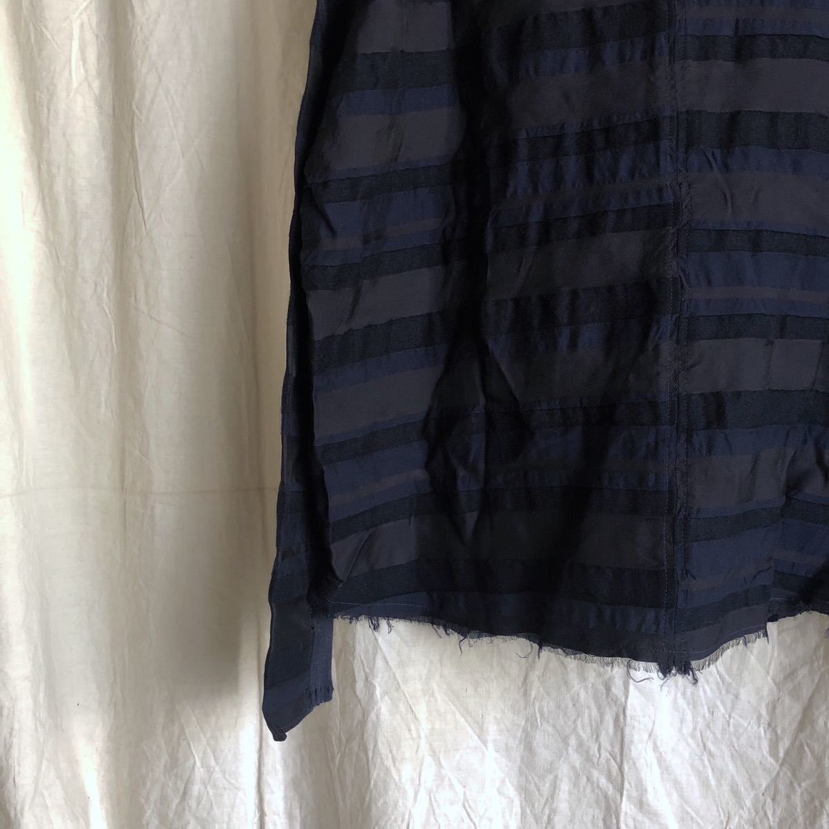 レア KristenseN DU NORD クリステンセンドゥノルド 2021 stripe blouse シャツ ブラウス 定価71.500円 _画像9