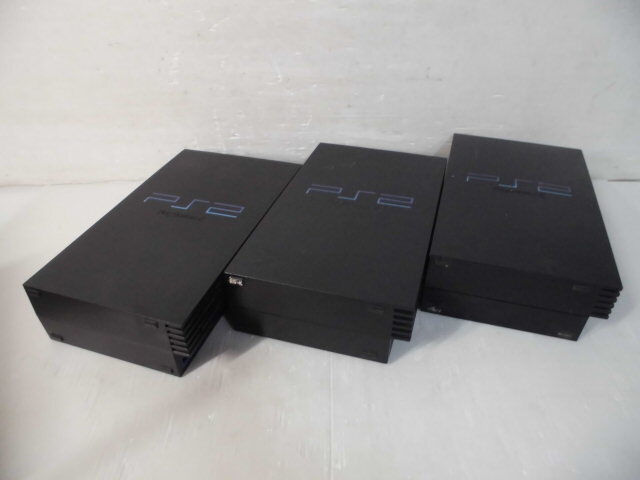 3-86♀SONY/ソニー PlayStation2/プレステ2/PS2 5台まとめ売り SCPH-50000/SCPH-30000/SCPH-18000等 ♪ジャンク♪♀_画像2