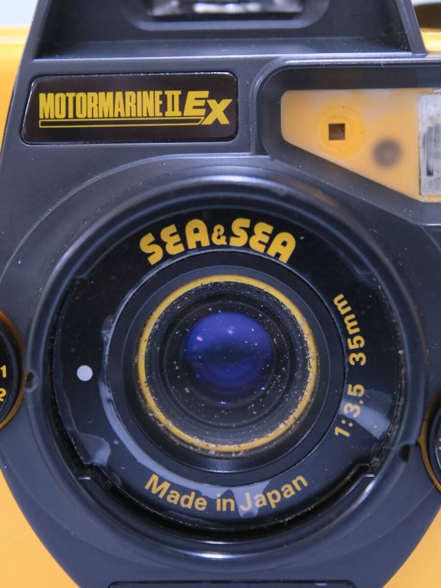 あ//A7107 35mmフィルムMFレンズシャッター式水中カメラ SEA&SEA シーアンドシー MOTOR MARINE ⅡEX/水中ストロボYS-60TTL/S 他の画像3