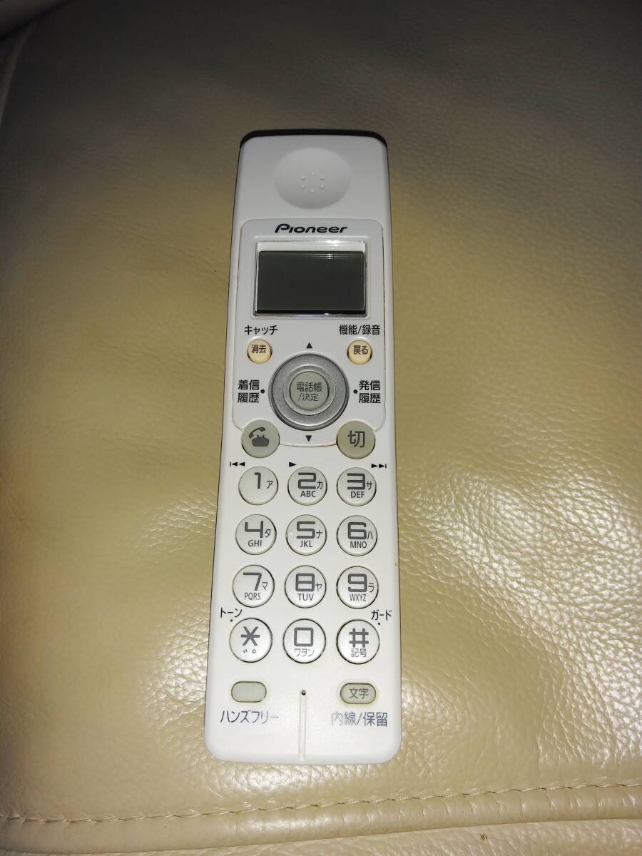パイオニア Pioneer 電話子機 TF-DK520-W ジャンクの画像1