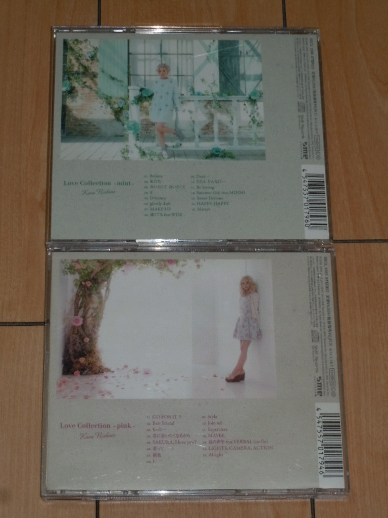 西野カナ Love Collection mint ＆ pink ベストアルバム CDセット★GO FOR IT !!,Best Friend,会いたくて 会いたくて_画像2