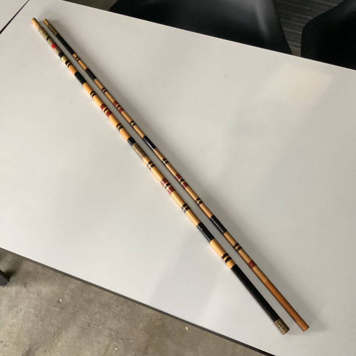 13600円 【8053】釣り竿 夢坊作 特作 笛巻 高野竹 10尺1寸・竹宝 13600円 【8053】釣り竿 夢坊作 特作 笛巻 高野竹 10尺1寸・竹宝