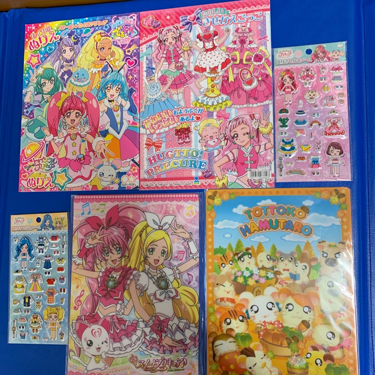 プリキュア ぬりえ シール 着せ替えごっこ 塗り絵 下敷き