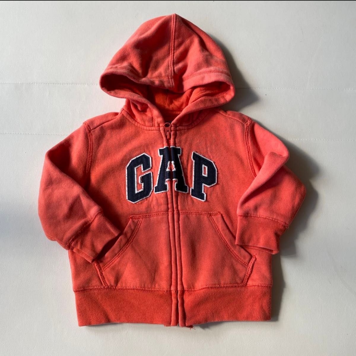 GAP 裏起毛 ロゴパーカー