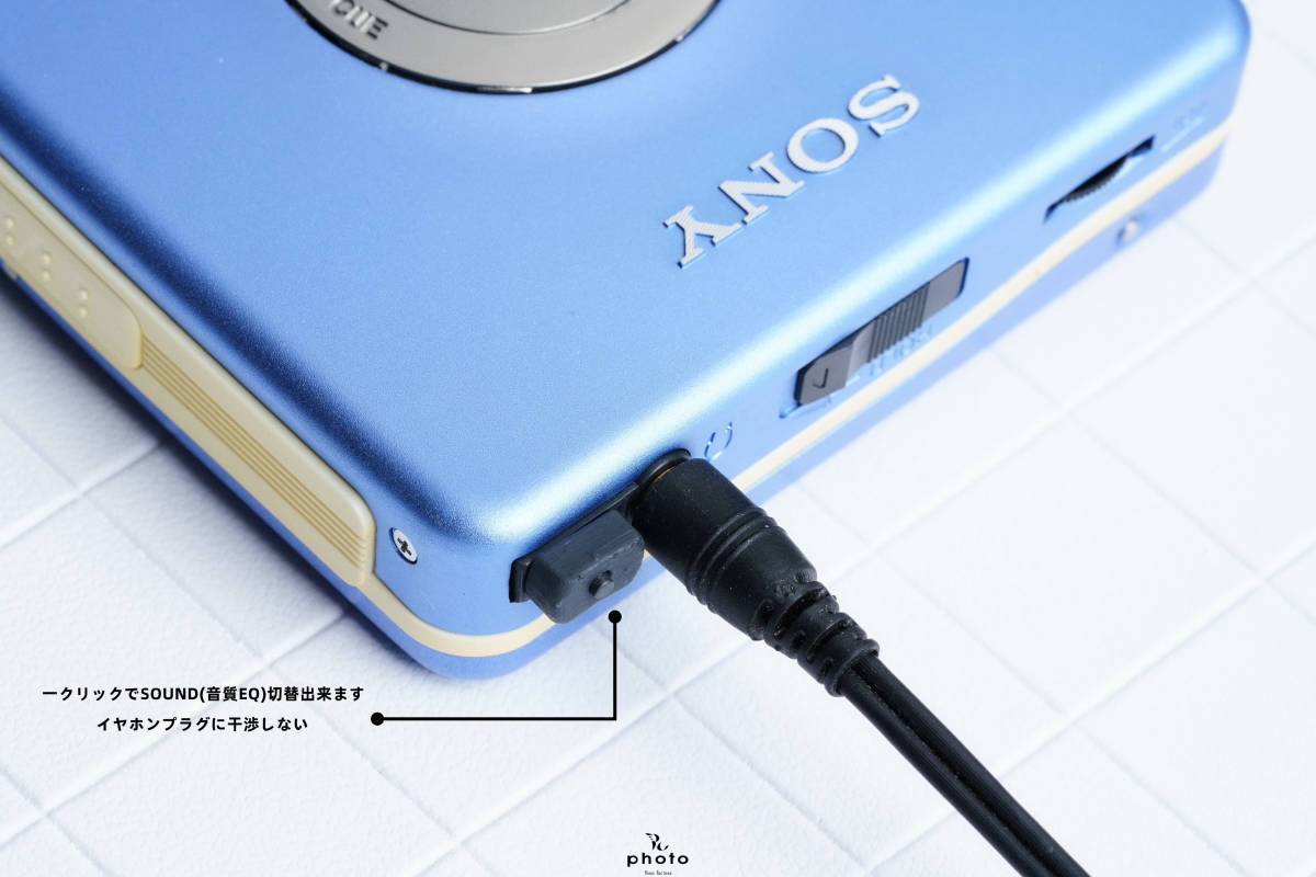 新品丨SONY WALKMAN EX FX GXシリース専用（一部） リモコンなくても 一クリックでSOUND調整できる リモコンボタン_画像2