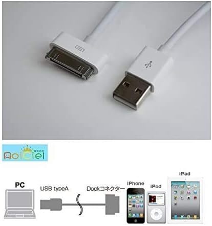 【RoiCiel】(ディアルズシーリズ)iphone4/4s/ipad対応DOCK USBケーブル_画像6