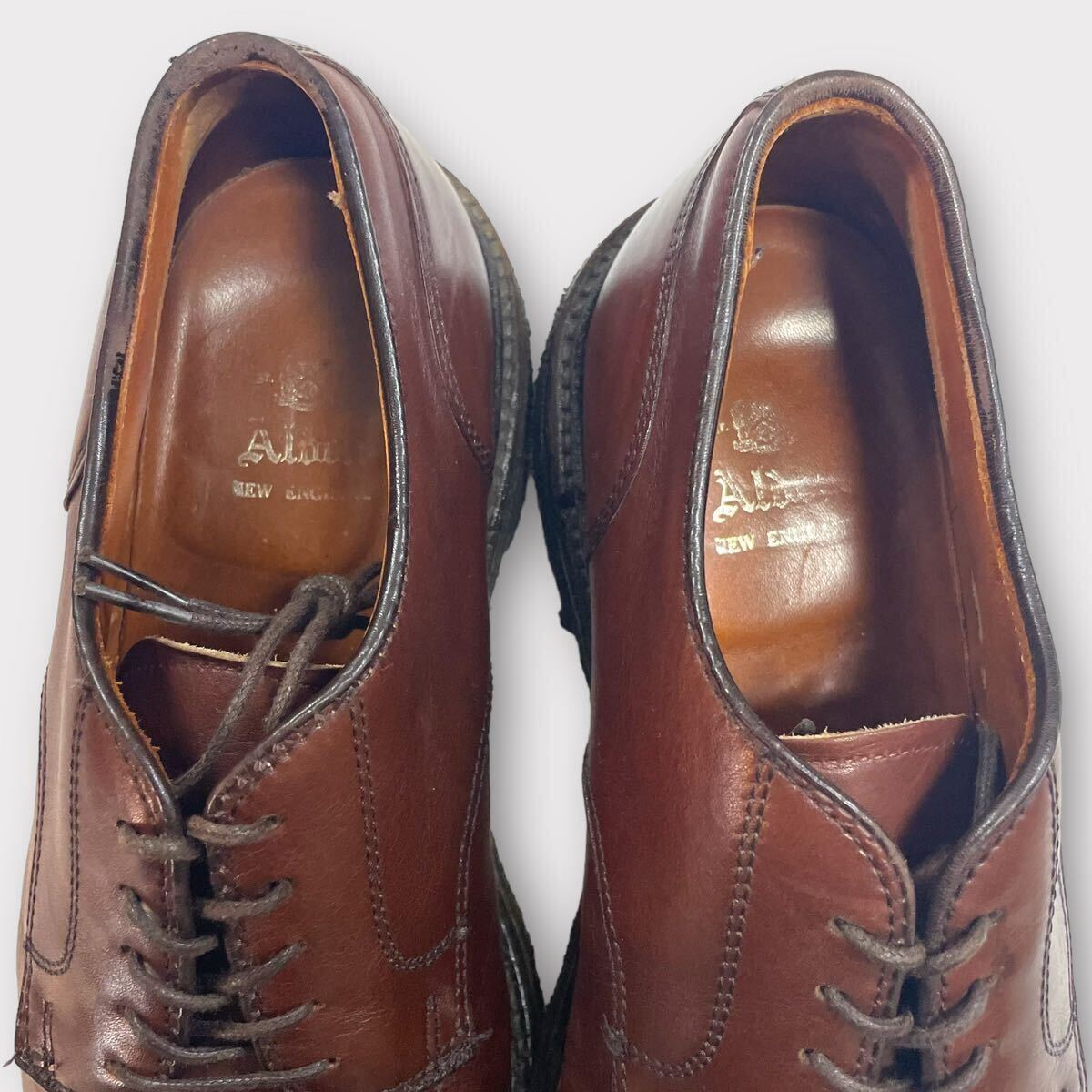 ALDEN 965 オールデン Uチップ オールウェザー カーフ　6D_画像7