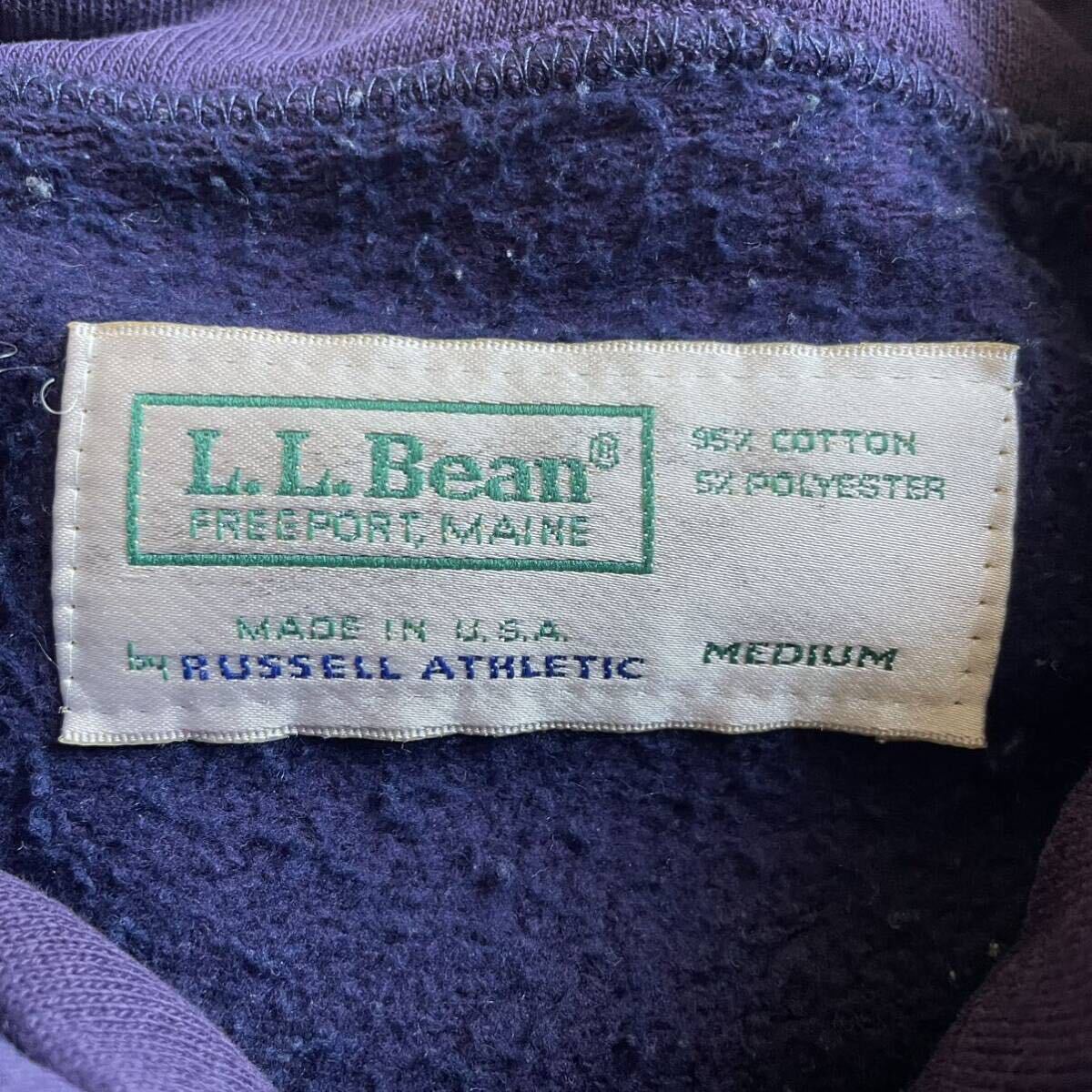 90s LLBEAN RUSSELL Zip выше тренировочный USA производства Vintage 